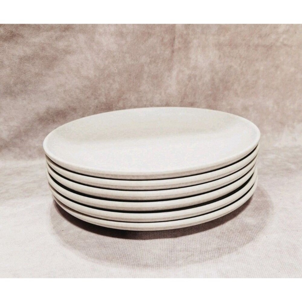 Vtg. MCM Color Flyte by Branchell Melmac Melamine Dessert Plates Set of 6
